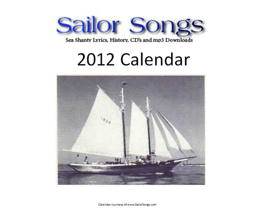 salorsongs Calendar cover image - www.SailorSongs.com